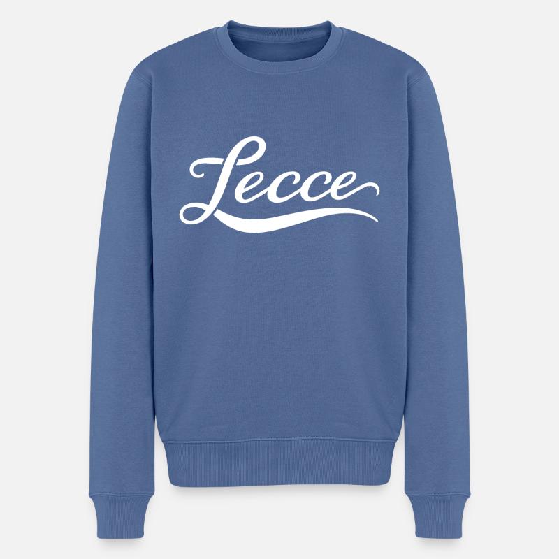 Lecce - Pull Premium bio Homme - bleu pigeon