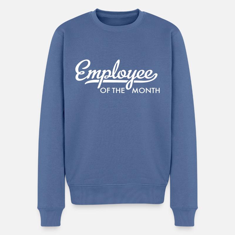 Mitarbeiter des Monats - Männer Premium Bio Pullover - Taubenblau