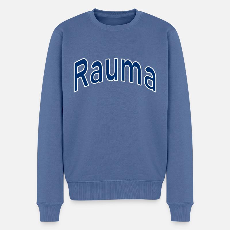 Rauma - Pull Premium bio Homme - bleu pigeon