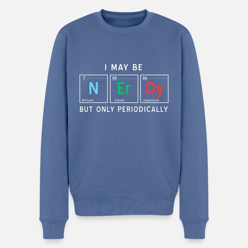 Wissenschaft Vintage Astronomie Sprüche - Männer Premium Bio Pullover - Taubenblau