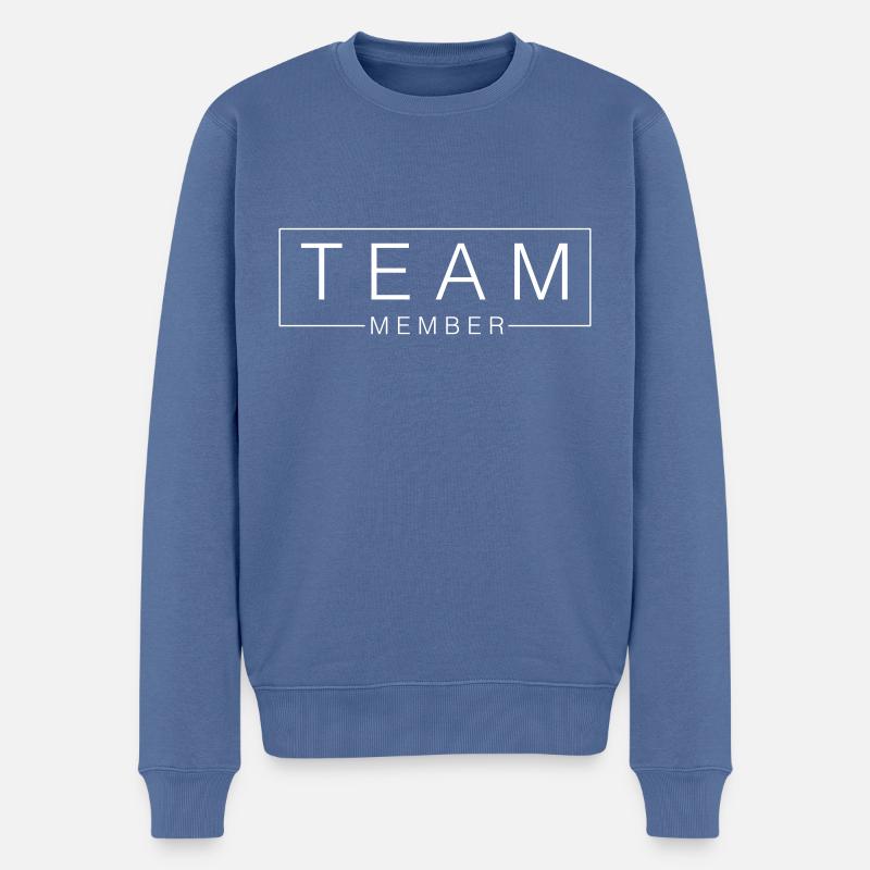 Membres de l’équipe - Pull Premium bio Homme - bleu pigeon