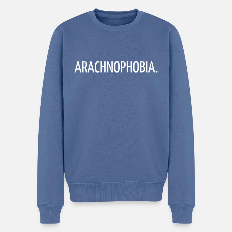 Arachnophobia - Pull Premium bio Homme - bleu pigeon