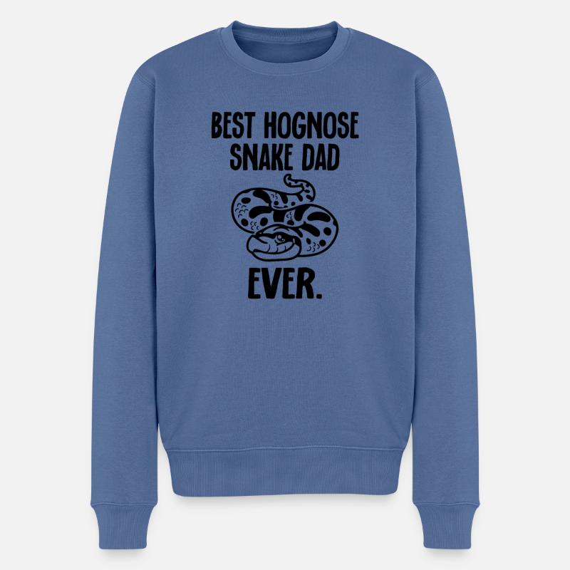 Couleuvre à nez de poule - Pull Premium bio Homme - bleu pigeon
