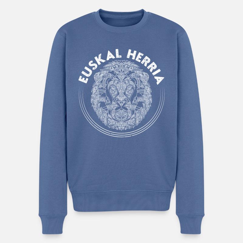 Basken Euskal Herria Spanien Euskara Spanien - Männer Premium Bio Pullover - Taubenblau