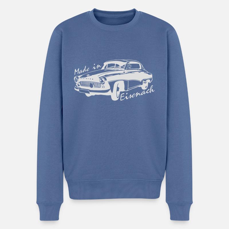 Wartburg W311 Coupe - Männer Premium Bio Pullover - Taubenblau