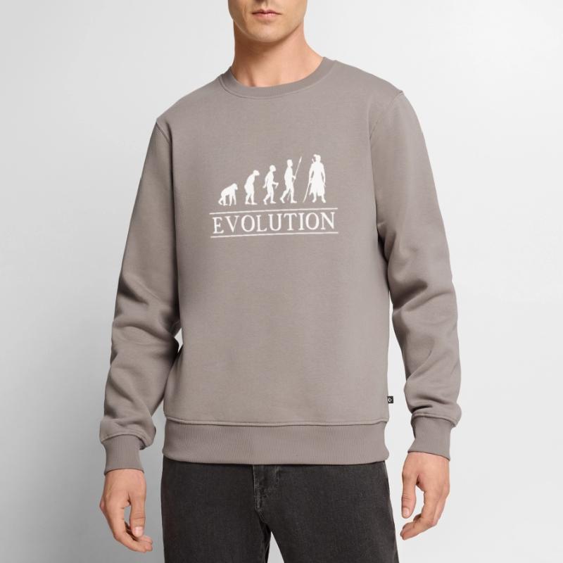 Evolution to Gaming RPG Samurai Männer Premium Bio Pullover