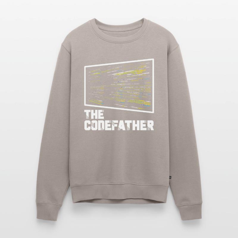 The Codefather Programmer Coding Coder Funny Men's Premium Organic Jumper