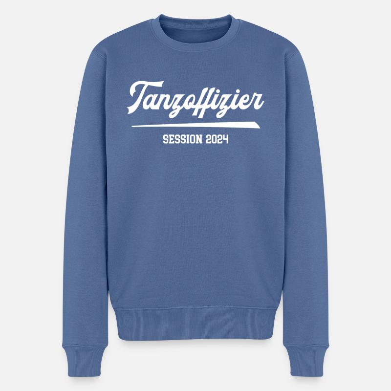 Tanzoffizier 2024 Prinzengarde Kostüm Karneval - Männer Premium Bio Pullover - Taubenblau