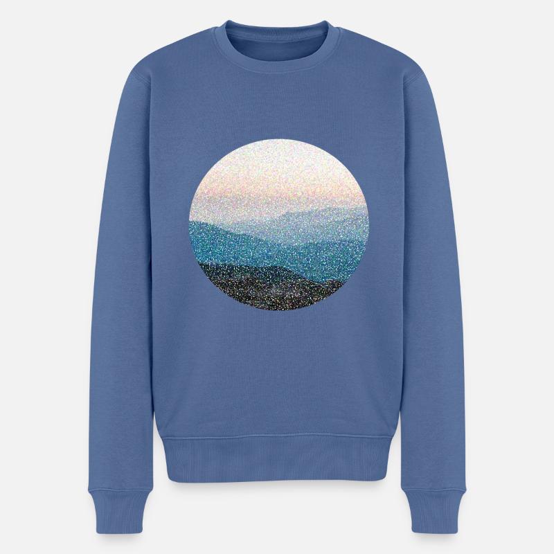Andalucia Sunset - Männer Premium Bio Pullover - Taubenblau