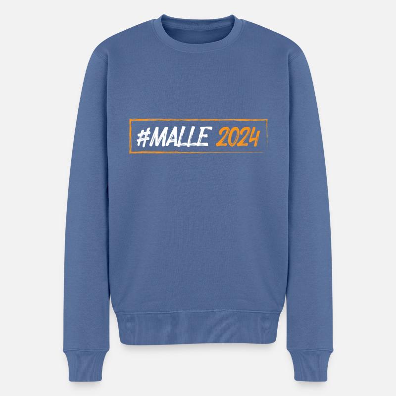 Malle 2024 - Pull Premium bio Homme - bleu pigeon