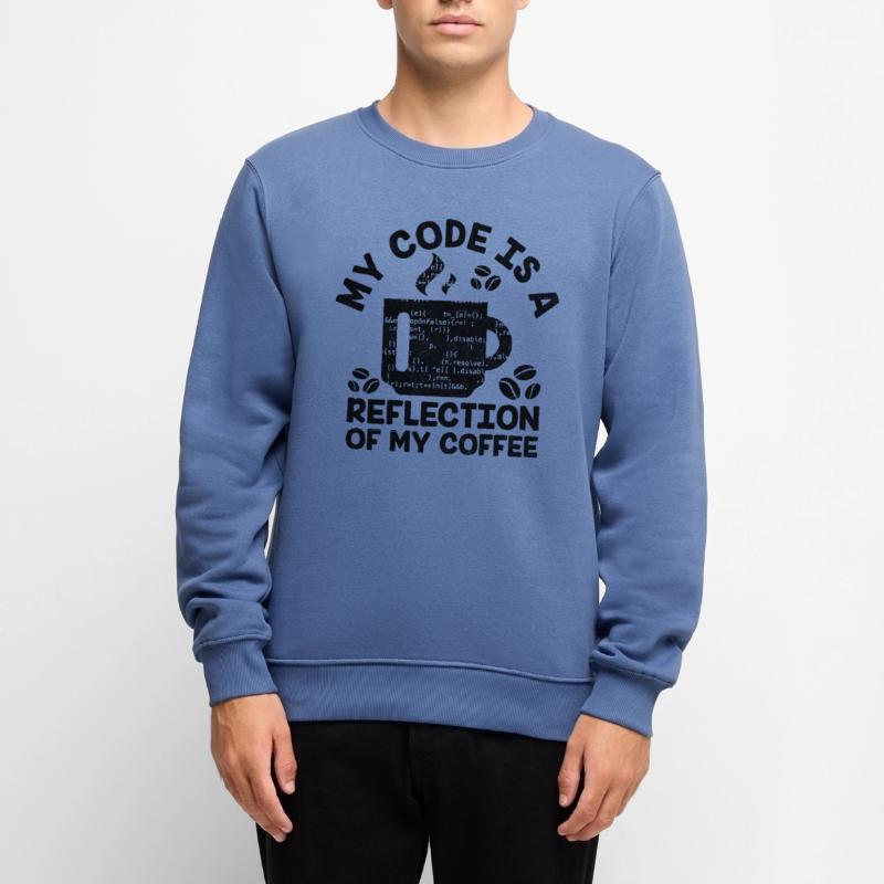 Kaffee-Codierung Programmierer Programmierer Entwickler Nerd Coff Männer Premium Bio Pullover