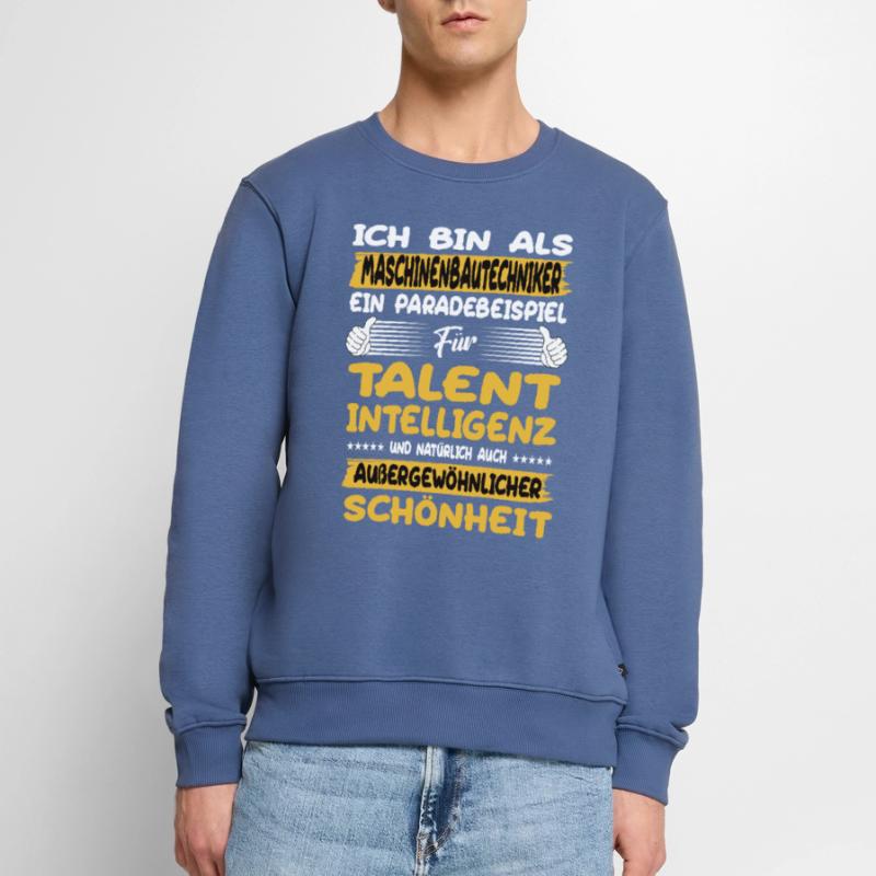 mechanical engineering technicians are a prime example of Men's Premium Organic Jumper