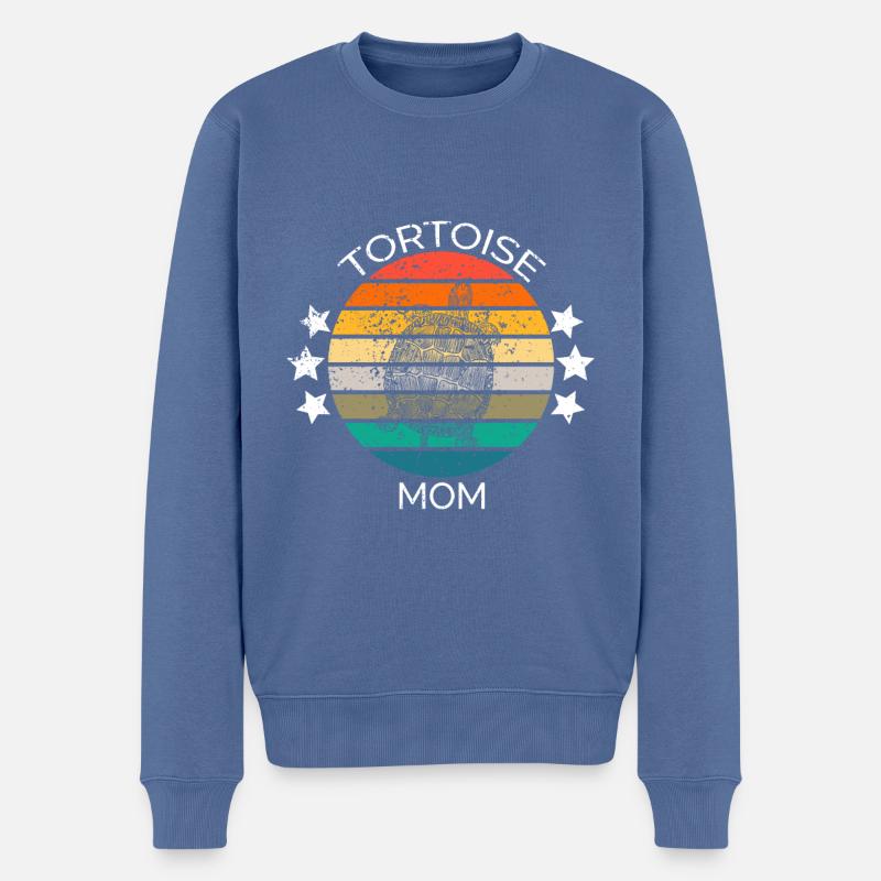 Maman tortue - Pull Premium bio Homme - bleu pigeon