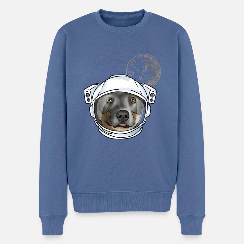 Bouvier australien - Pull Premium bio Homme - bleu pigeon