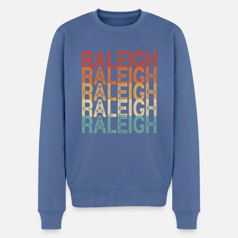 Raleigh North Carolina - Männer Premium Bio Pullover - Taubenblau