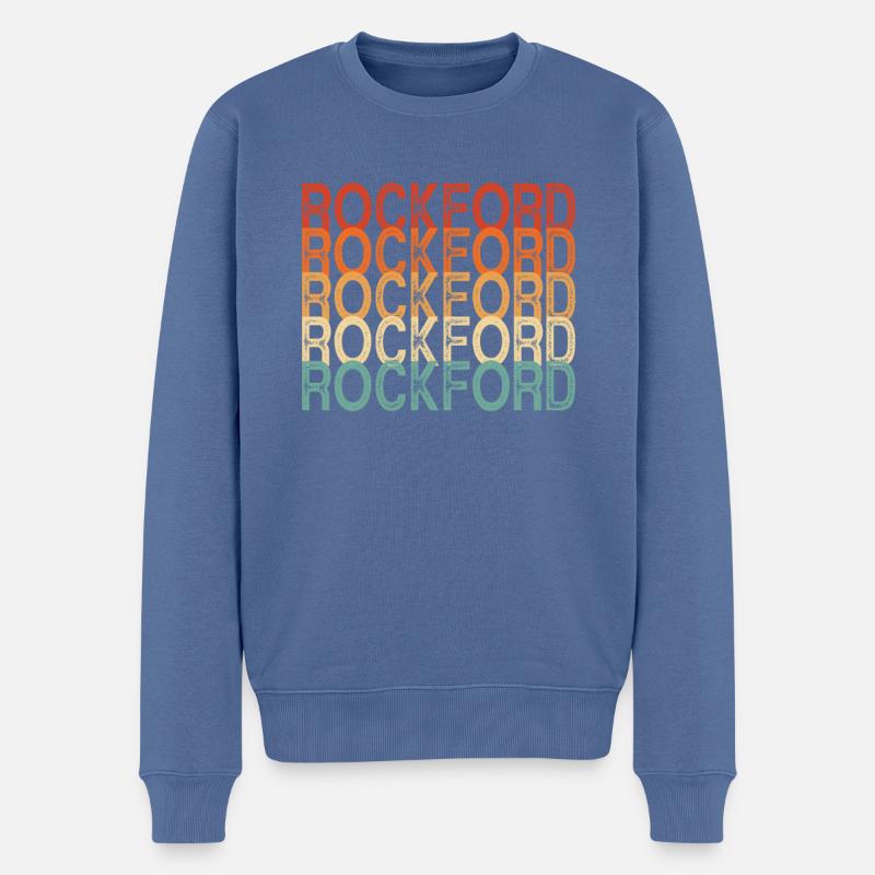 Rockford - Männer Premium Bio Pullover - Taubenblau