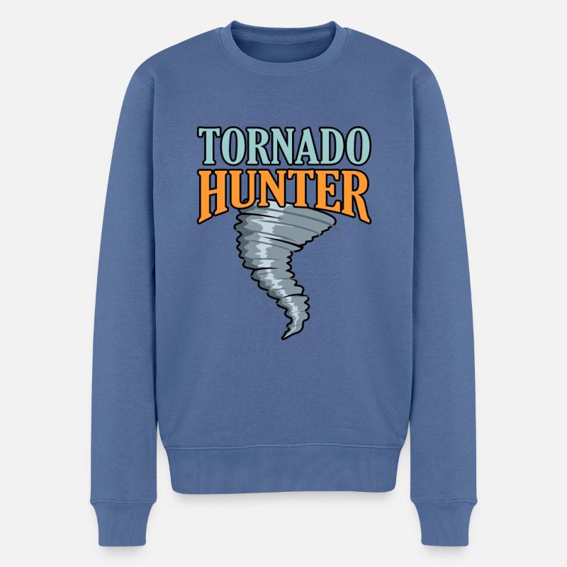 Tornade - Pull Premium bio Homme - bleu pigeon