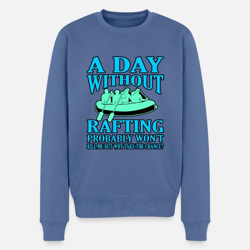 Rafting - Pull Premium bio Homme - bleu pigeon