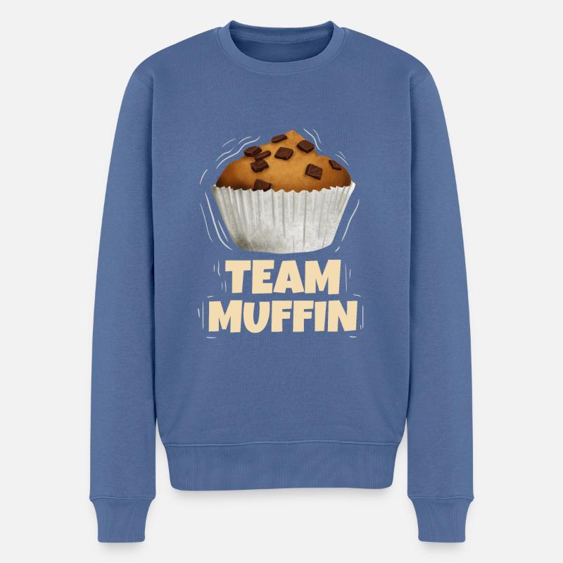 Équipe Muffin - Pull Premium bio Homme - bleu pigeon
