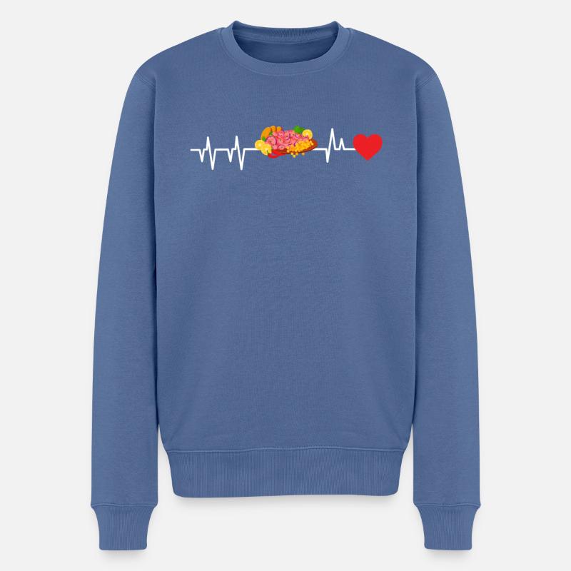 Ceviche - Pull Premium bio Homme - bleu pigeon