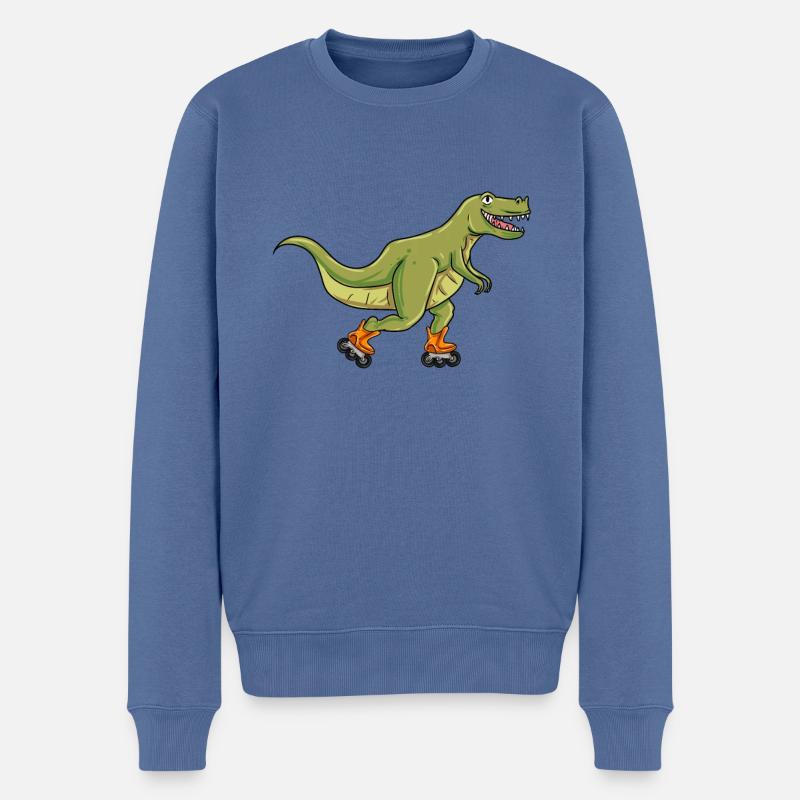 Inline Skating Inline Skating Gift - Men's Premium Organic Jumper - stone blue