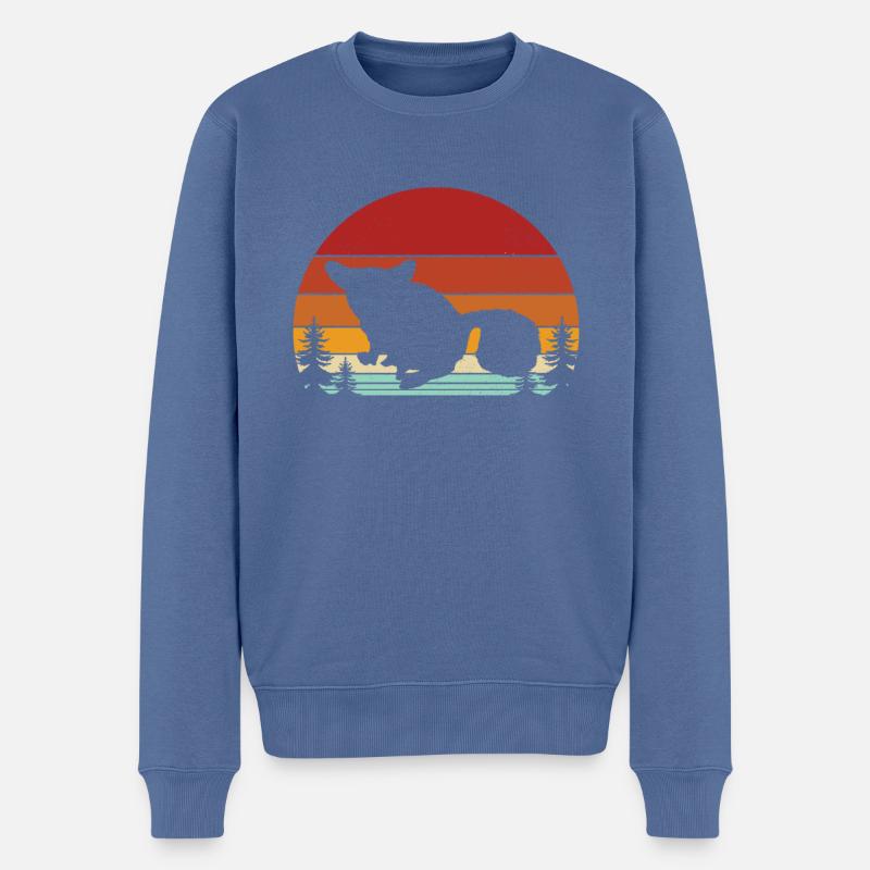 Galago - Männer Premium Bio Pullover - Taubenblau