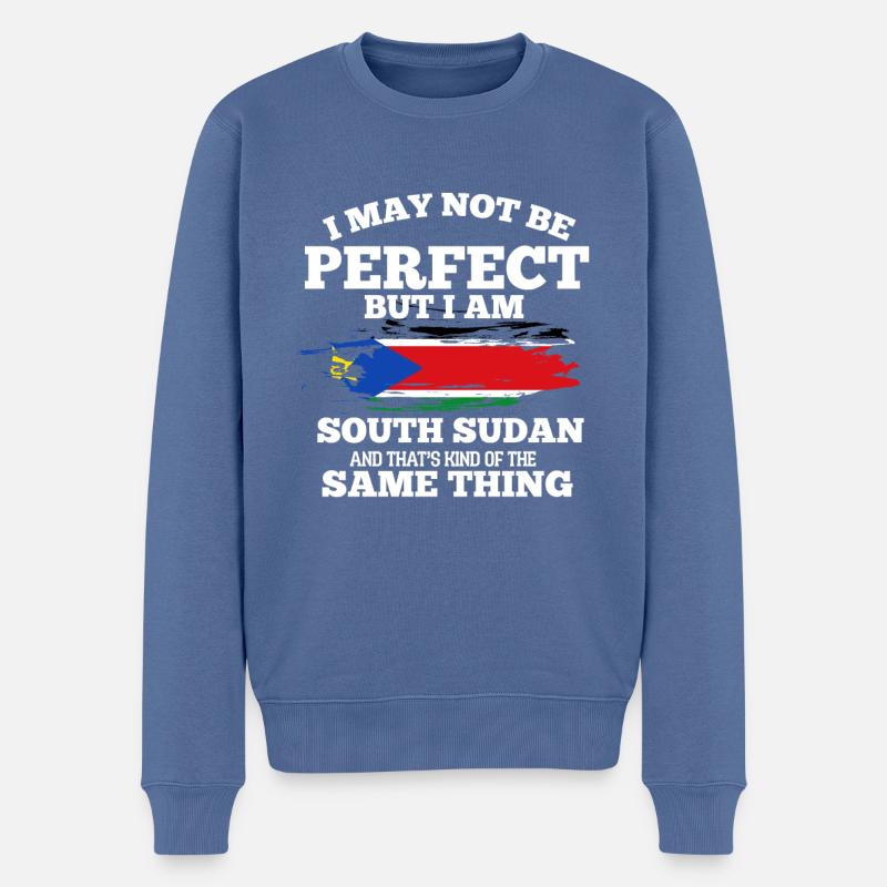 Soudan du Sud - Pull Premium bio Homme - bleu pigeon