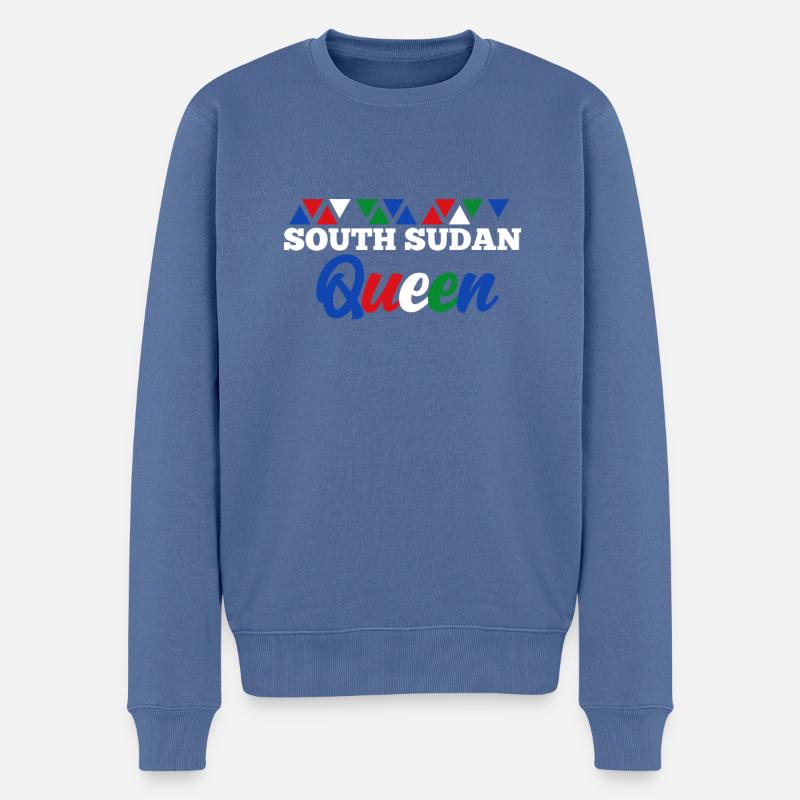 Soudan du Sud - Pull Premium bio Homme - bleu pigeon