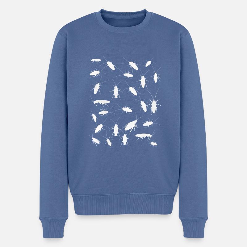 Cafard - Pull Premium bio Homme - bleu pigeon