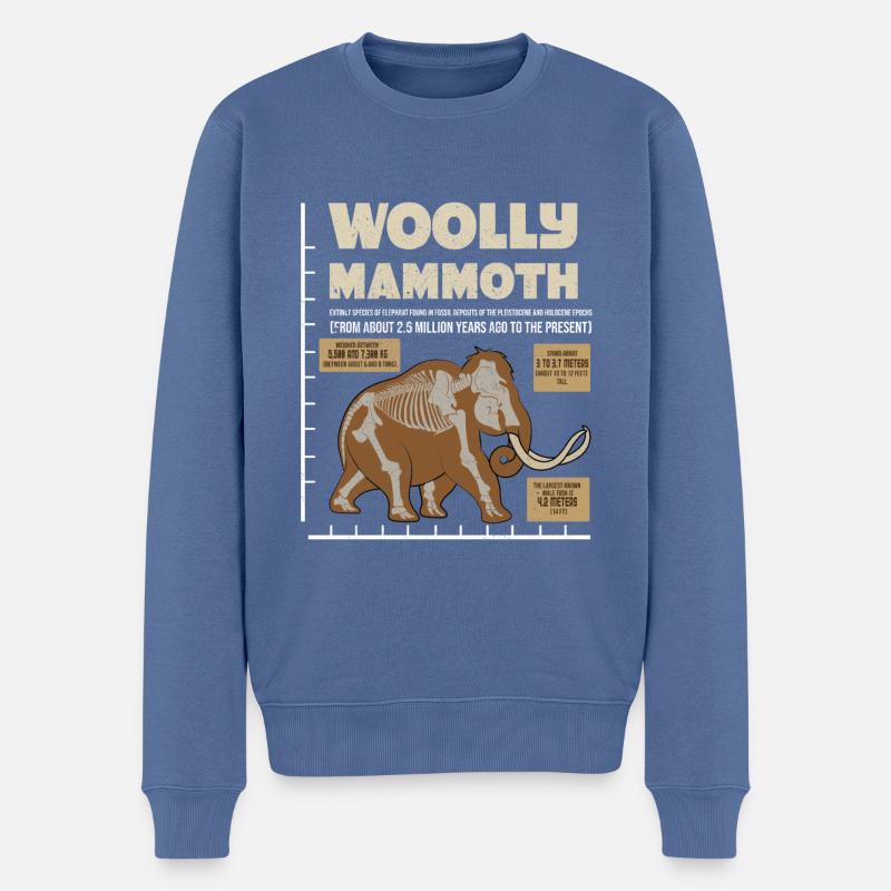 Mammut - Männer Premium Bio Pullover - Taubenblau