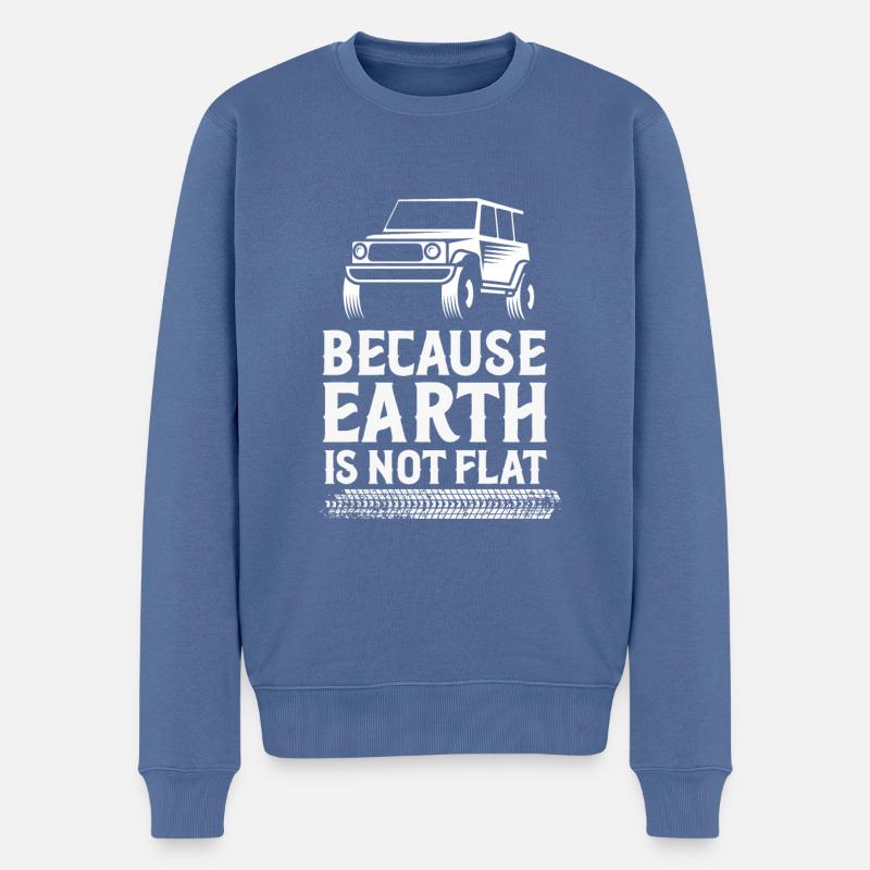 Offroad - Männer Premium Bio Pullover - Taubenblau