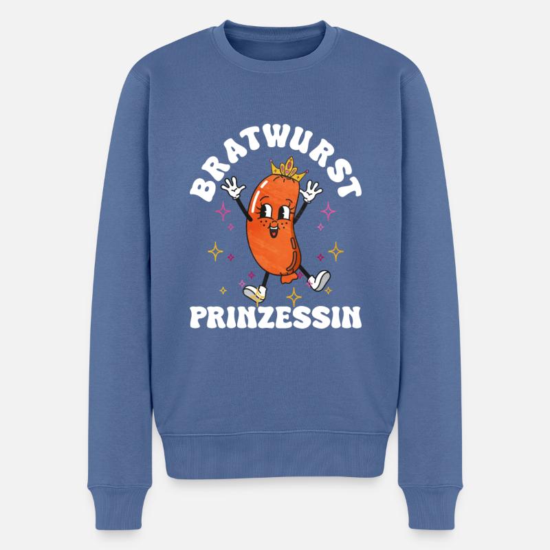 Bratwurst en cadeau - Pull Premium bio Homme - bleu pigeon