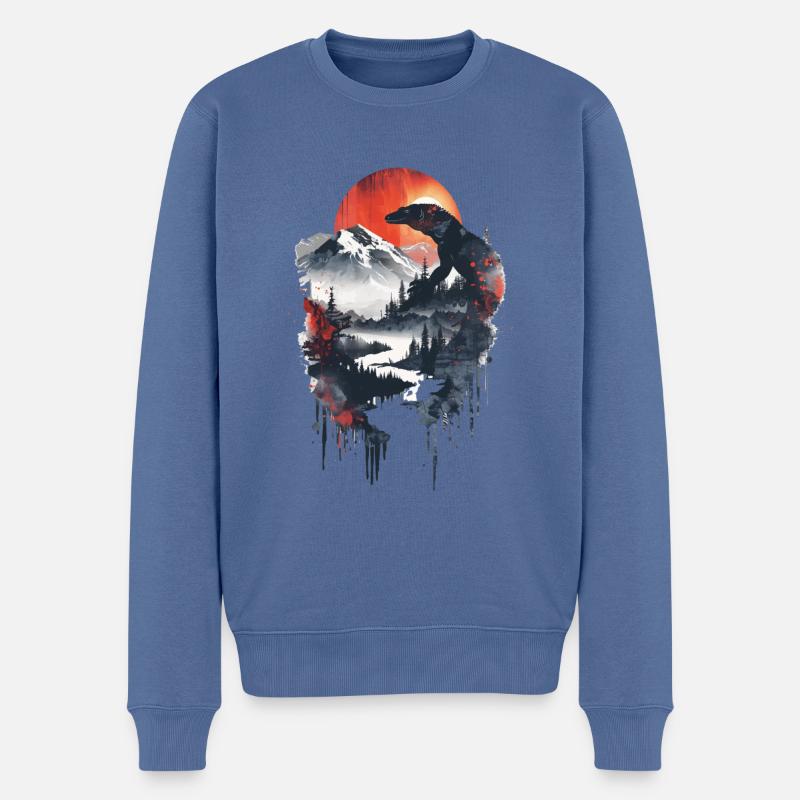 Komodo Dragon - Pull Premium bio Homme - bleu pigeon