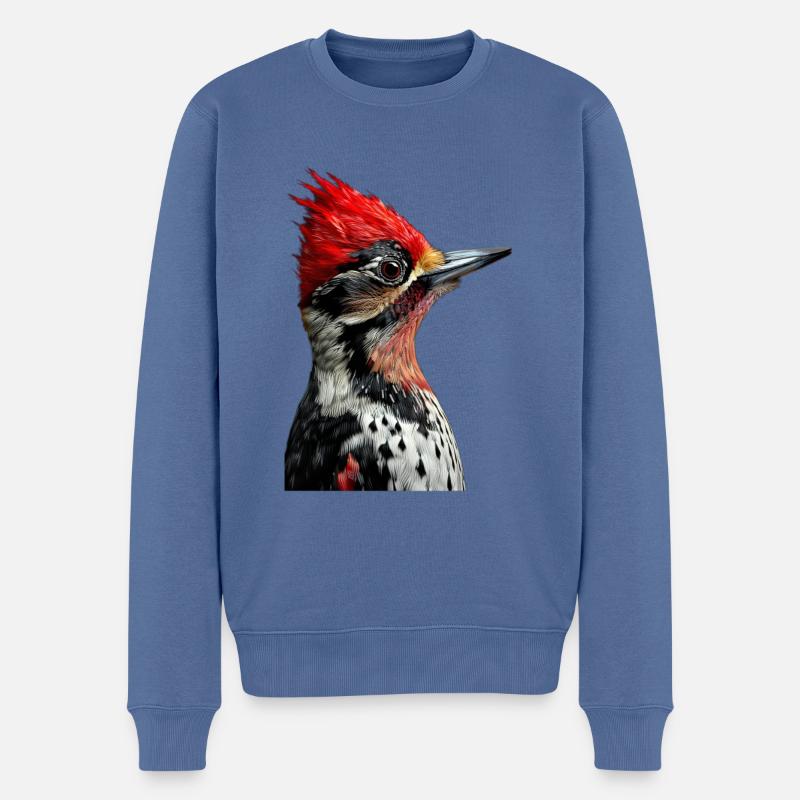 Pic - Pull Premium bio Homme - bleu pigeon