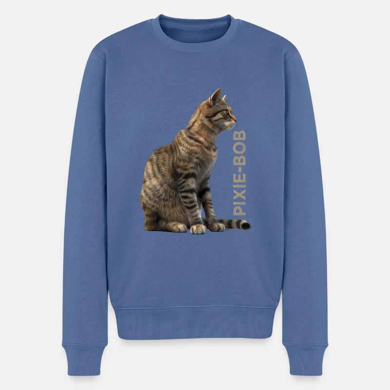 Bob Pixie - Pull Premium bio Homme - bleu pigeon