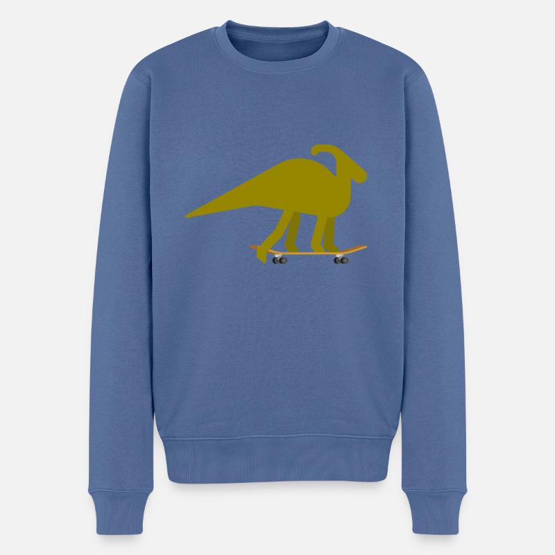 Skatepark - Männer Premium Bio Pullover - Taubenblau
