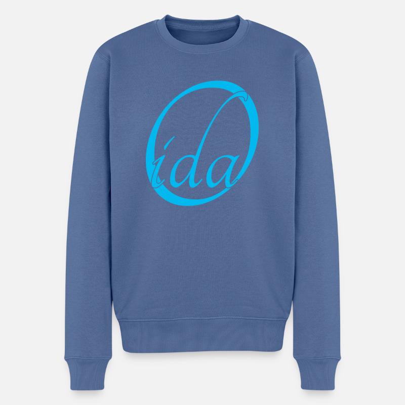 Bayern Oida - Männer Premium Bio Pullover - Taubenblau