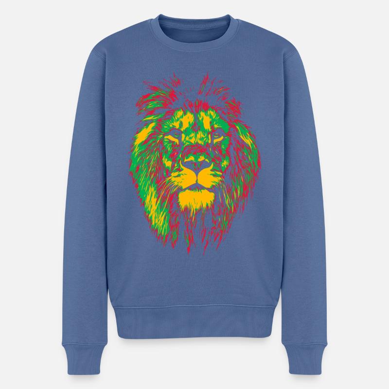 Juneteenth - Männer Premium Bio Pullover - Taubenblau