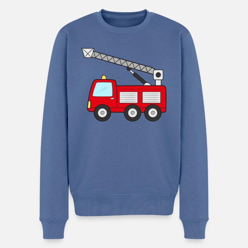 Fire engine Fire engine - Men's Premium Organic Jumper - stone blue