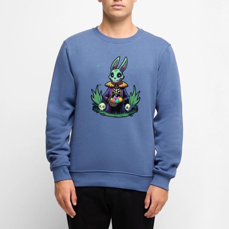 Creepy Easter - Easter Bunny - Easter Egg - Gift Men's Premium Organic Jumper