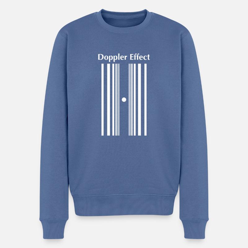 Effet Doppler - Pull Premium bio Homme - bleu pigeon