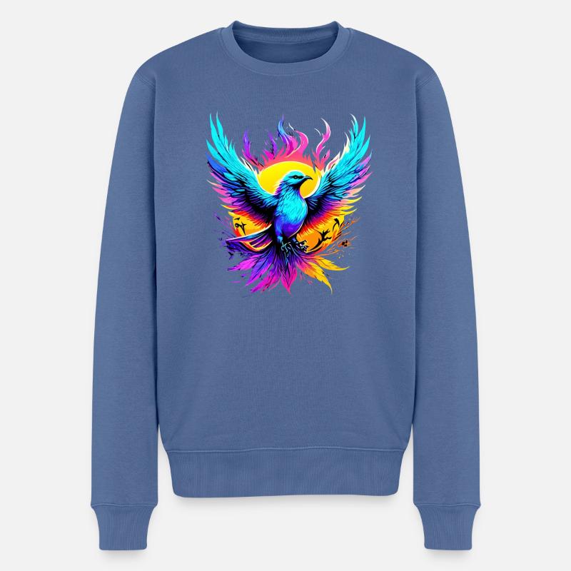 Mockingbird - Pull Premium bio Homme - bleu pigeon