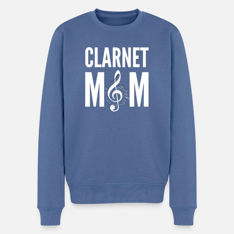 Was? durchdachtes Fischbarsch-Angelgeschenk - Männer Premium Bio Pullover - Taubenblau