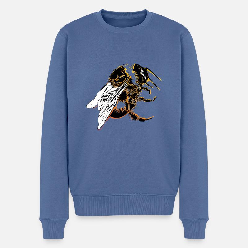 Hummel - Männer Premium Bio Pullover - Taubenblau