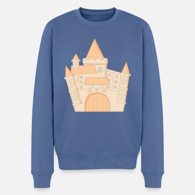Chateau princesse - Pull Premium bio Homme - bleu pigeon