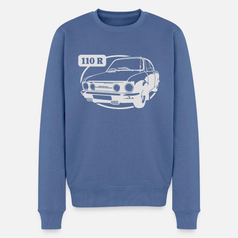 Auto 110 R - Männer Premium Bio Pullover - Taubenblau