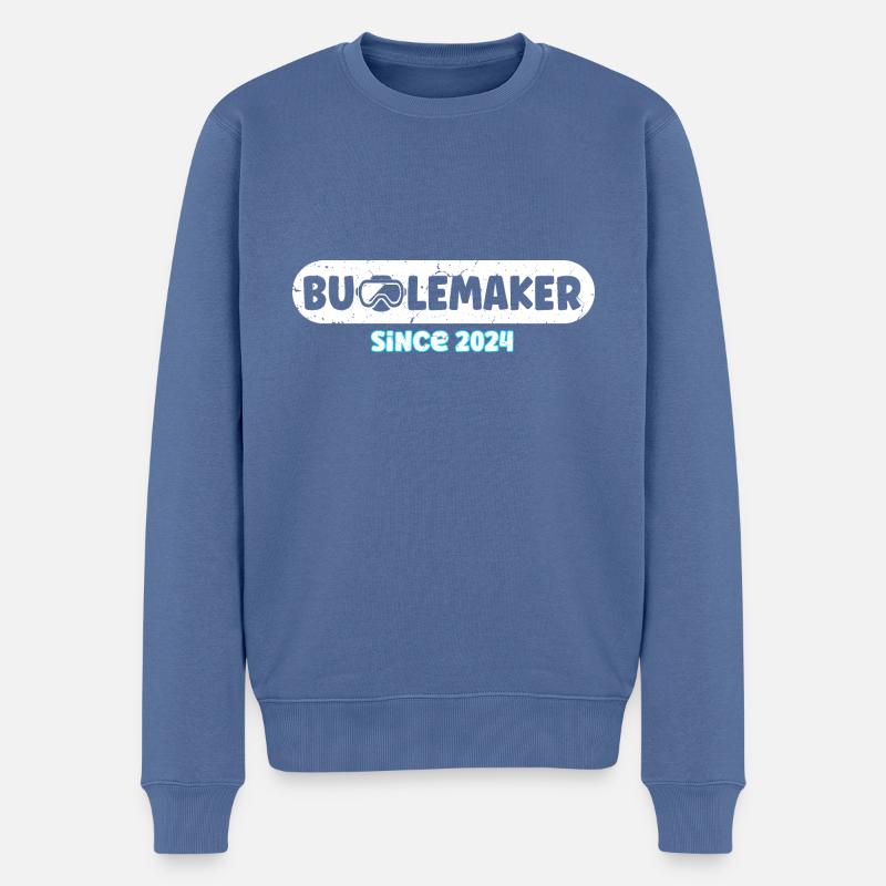 Bubblemaker Plongée sous-marine Tauchen - Pull Premium bio Homme - bleu pigeon