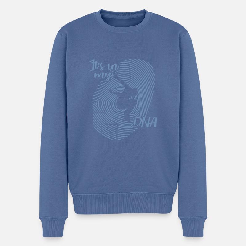 Parcour Parkour Straßensport - Männer Premium Bio Pullover - Taubenblau