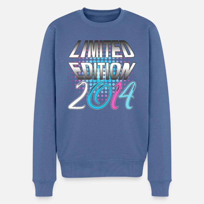 Édition limitée 2014 - Pull Premium bio Homme - bleu pigeon