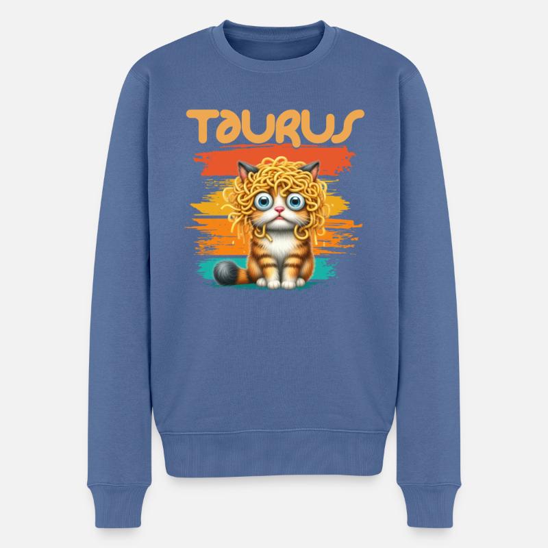 Zodiaque - Zodiaque - Tauraus - Taureau - Pull Premium bio Homme - bleu pigeon